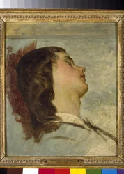 Vorbereitende Studie für Die reisenden Gefährten, ca. 1862